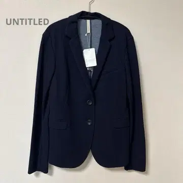 택 포함 새상품 UNTITLED 네이비 테일러드 자켓