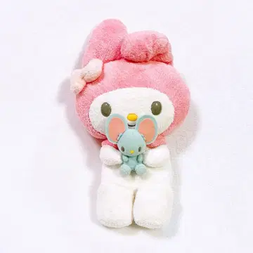 산리오 마이멜로디 마이멜로 플랫 봉제 인형 2004년 레어 희귀