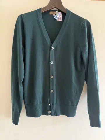 가마쿠라 셔츠 super140's 가디건 메리노울 46 그린