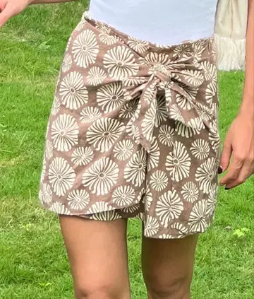 SUMMER COCKTAIL / 록시 올 패턴 랩스커트