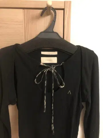 앤드마리 andmary Hannah 체크 탑스 리본