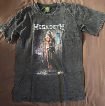 Megadeth 빈티지 T셔츠 다크 그레이