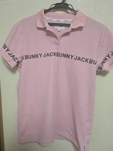 Jack Bunny!! 피케 셔츠 사이즈 2 핑크