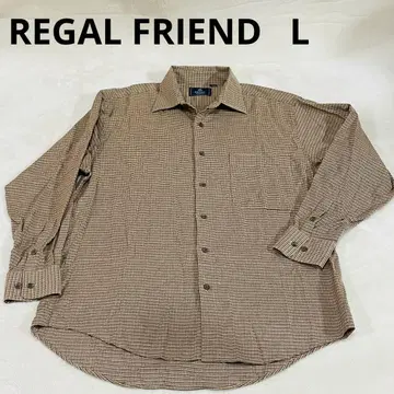 리걸 REGAL FRIEND 긴팔 캐주얼 셔츠 체크 무늬 L
