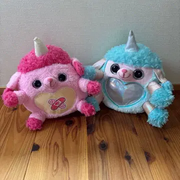 레인보우 콘 봉제 인형