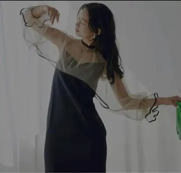 AMERI MANY WAY AIRY VEIL DRESS 피로연 포멀