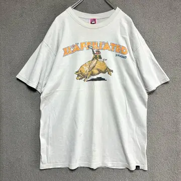 엑스라지 USA제 프린트 T셔츠 XLARGE 라이트 그레이 00s