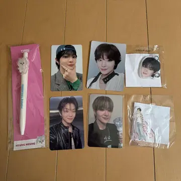 treasure 지훈 서울콘 트레카 응원봉 popup 얼굴 키링