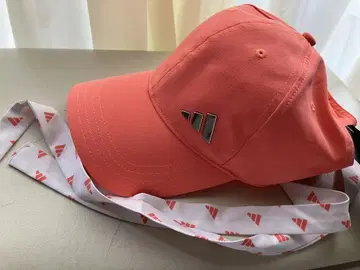 adidas 오렌지 아디다스 골프 리본캡 여성용 샘플