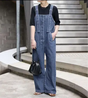 완판템 B.C STOCK 데님 오버롤 미사용품