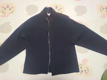 다크 블루 하이넥 점퍼