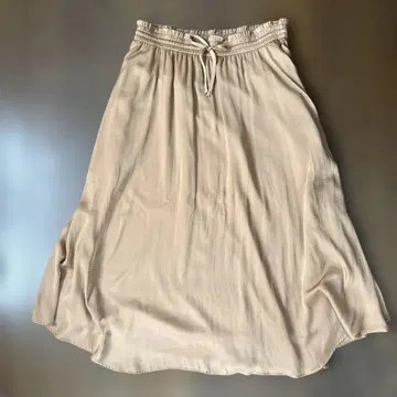 BANANA REPUBLIC 베이지 롱 스커트 L