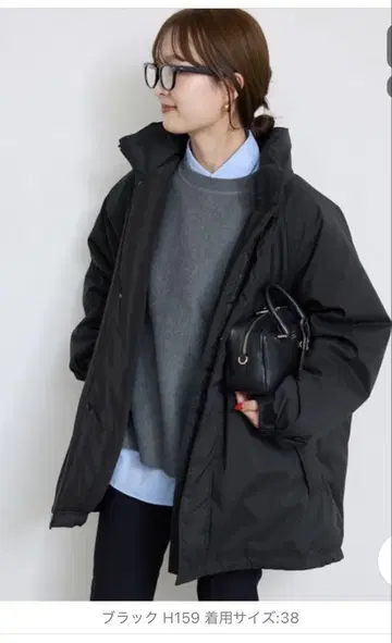 SLOBE IENA 블랙 다운 자켓 사이즈 38