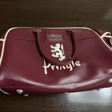 Pringle 버건디 보스턴 백