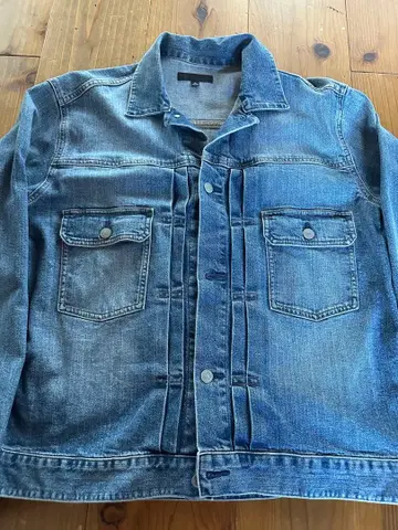 UNIQLO 라이트 블루 데님 자켓 XL