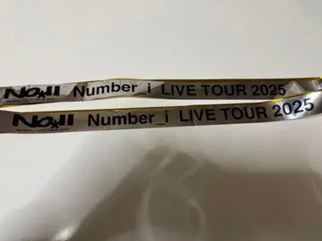 Number_i2025 No.II 홋카이도 은색 테이프 풀 사이즈 1개