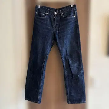 A.P.C. New Standard 스트레이트 데님 다크 블루