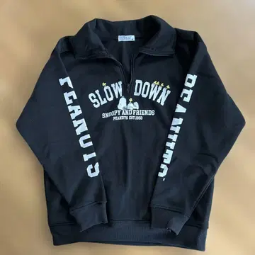 SNOOPY 카라 부착 트레이닝복 여성용 M 사이즈
