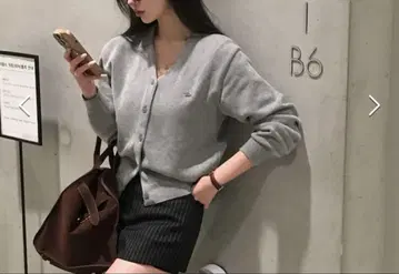 BEIDELLI cd1260 무지 긴팔 버튼 가디건