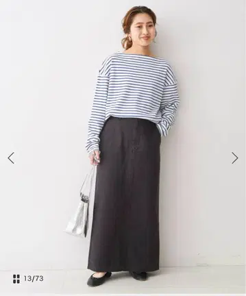 스픽 앤 스팬 가먼트 다이 타이트 스커트 34