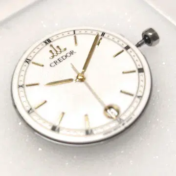 작동 확인 완료 SEIKO 정크 크레도르 무브먼트 다이얼 9572