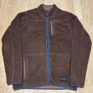 Eddie Bauer 플리스 자켓 브라운 보아 플리스