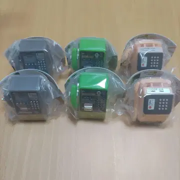 공중전화 가챠 컬렉션 3종류씩 2개