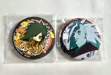 우치하 마다라 캔뱃지 2개 세트 NARUTO