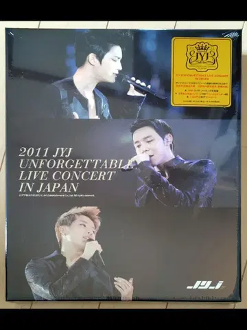 [ 미개봉 ] JYJ 2011 UNFORGETTABLE 최초 한정 생산판
