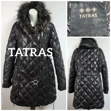 타트라스 TATRAS 퍼 후드 블랙 퀼팅 다운 자켓