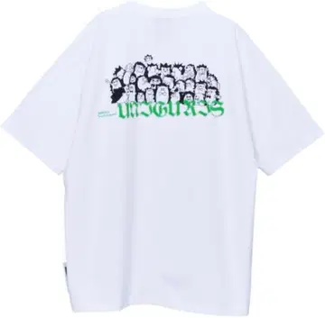 계속 한밤중이면 좋을 텐데. UNIGURI'S TEE(WHITE)