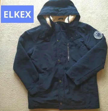 ELKEX 후드 부착 마운틴 파카 블루종 아우터 방한용품 겨울 코트