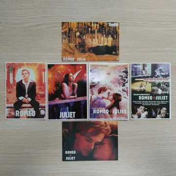 새상품급 로미오 + 줄리엣 엽서 6장 디카프리오