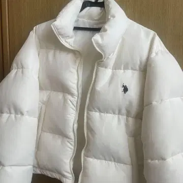 U.S. POLO ASSN. 화이트 다운 자켓 L