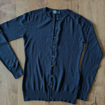 JOHN SMEDLEY 네이비 가디건 S