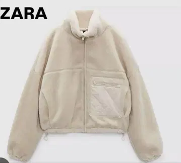 ZARA 보아 블루종