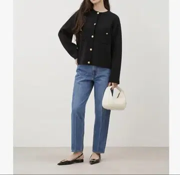 밀라 오웰 스트레이트 데님 팬츠 블루