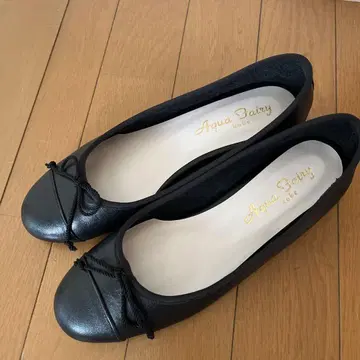 Aqua Fairy kobe 블랙 발레 슈즈 24.5cm 일본제