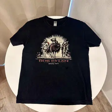 새상품급 Bob Dylan 2023 재팬 투어 내한 공연 T셔츠 XL