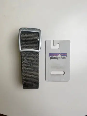 patagonia tech web belt / gray
