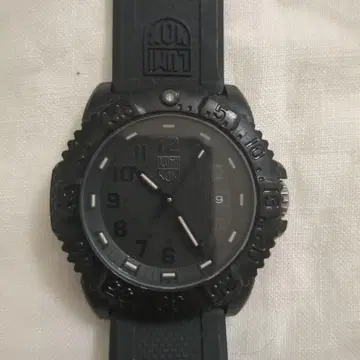 LUMINOX 루미녹스 블랙 손목시계 배터리 방전