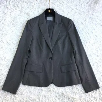 미사용품 띠어리 럭스 1버튼 테일러드 자켓 그레이 42