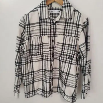 S 사이즈 ZARA 헤비 플란넬 체크 셔츠