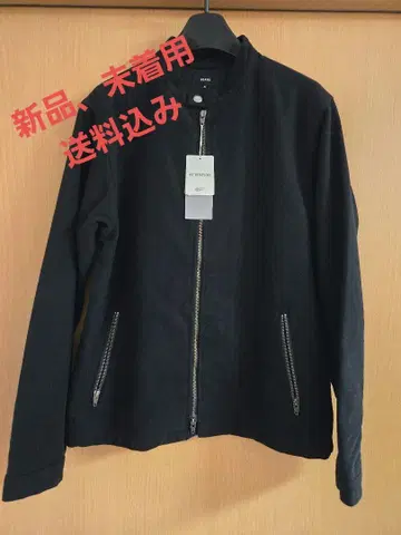 BEAMS 남성용 블루종 몰스킨 싱글 라이더 M 사이즈