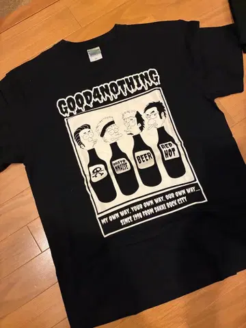 [ 초레어 ] GOOD4NOTHING 밴딩T M 사이즈