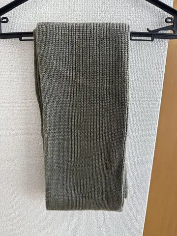 UNIQLO U 니트 머플러 올리브 그린