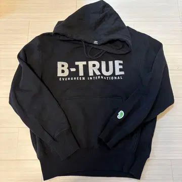 B-TRUE 블랙 후드티 S 사이즈