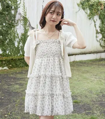 어깨 리본 벌룬 튜닉 MAJESTIC LEGON