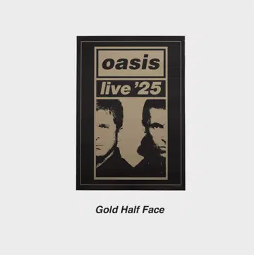 oasis live '25 골드 포스터