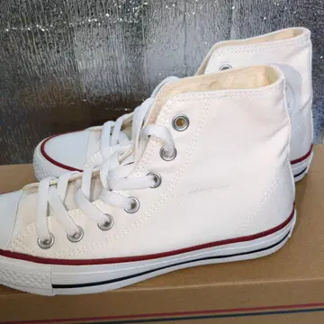 새상품, 미사용 가을 나들이에 귀여운 컨버스 화이트 하이컷 스니커즈